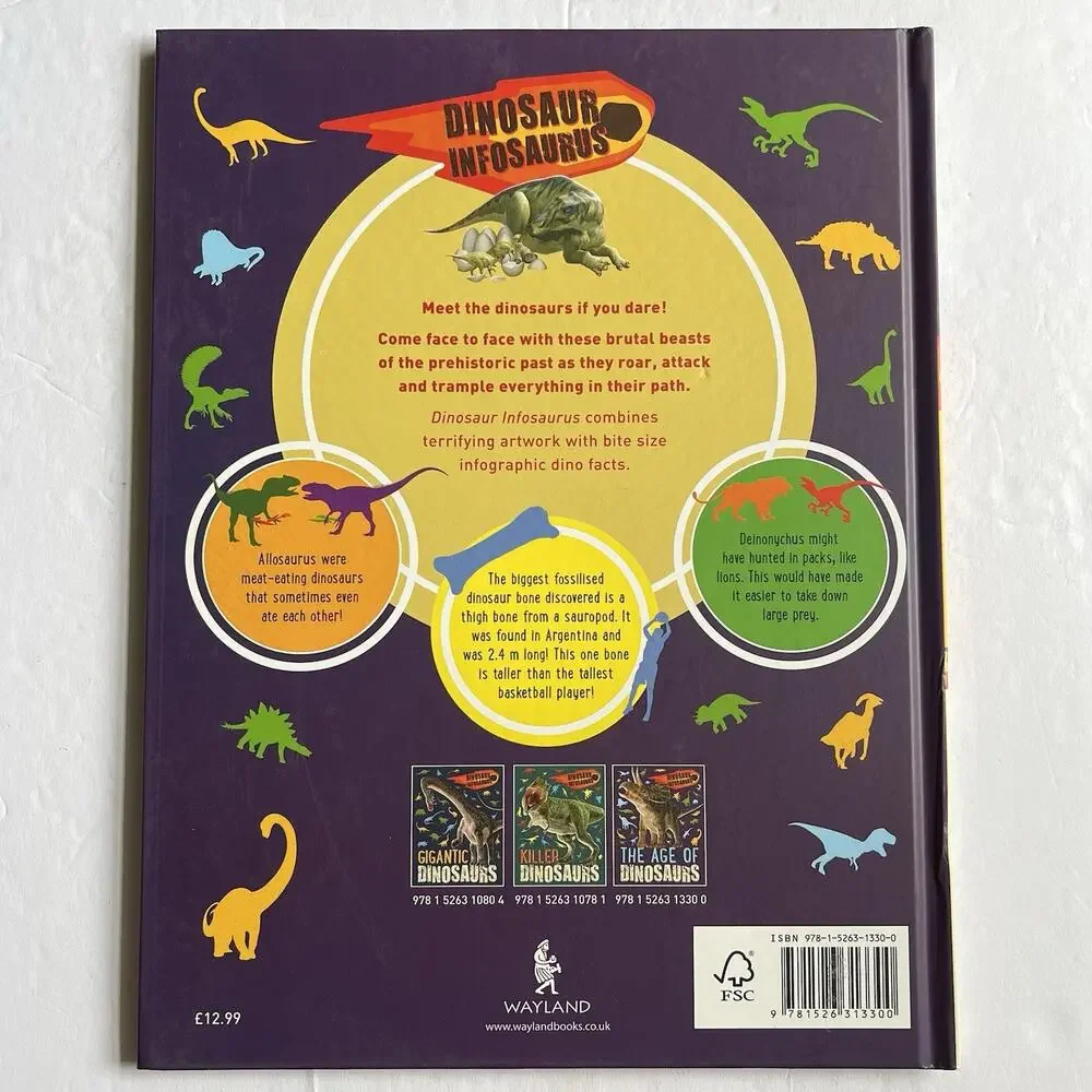 Dinosaur Infosaurus Gigantic Dinosaurs The Age of Dinosaurs Hardcover Book Set